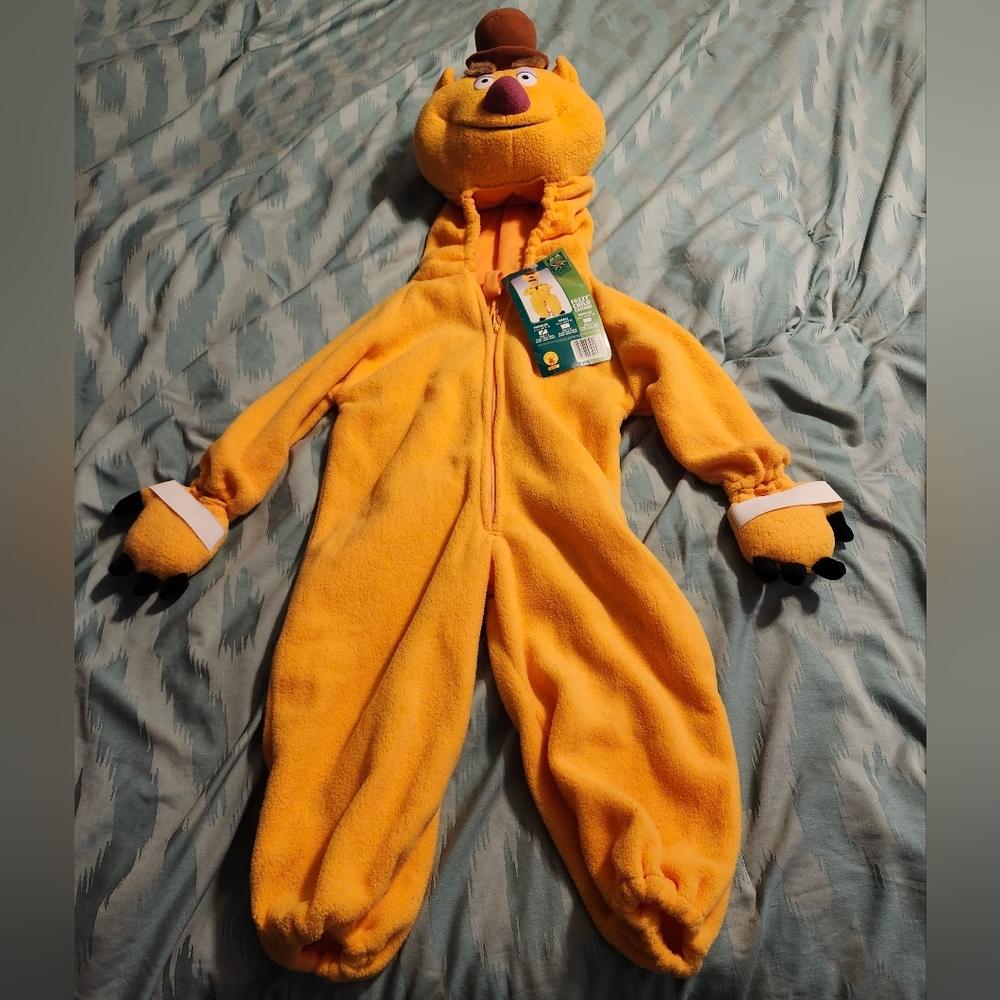 Muppet's Fozzy Bear Child Costume, Kermit Collection Toddler Size 2-4 Age 1-2‎